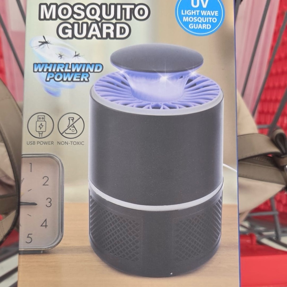 Black Mosquito Guard with UV Light